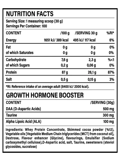 BHN Monster Whey 3000g - Chocolate - Image 2