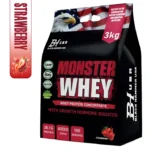 BHN Monster Whey 3000g - Strawberry
