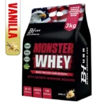 BHN Monster Whey 3000g - Vanilla